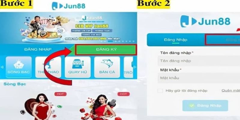 Bước 1 và bước 2 trong quy trình rất dễ thực hiện